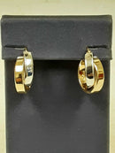 Bangle Earrings - Yellow Gold 10k (.417) 3.8 grams