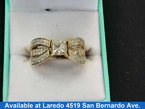 Women's Ring - Yellow Gold 14k (.585) 8.4 grams Size 11.5
