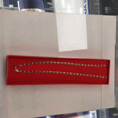 Chain - Tricolor Gold 10k (.417) 10.3 grams 22 inch