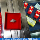 Ring - Wedding Set - White Gold 14k (.585) 4.5 grams Size 5