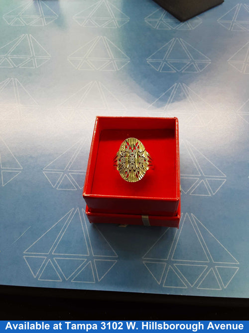Women's Ring - Yellow Gold 14k (.585) 3.7 grams Size 9