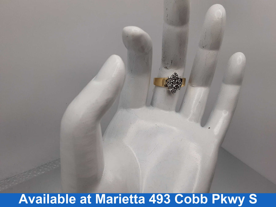 Women's Ring - Yellow Gold 10k (.417) 2.7 grams Size 7