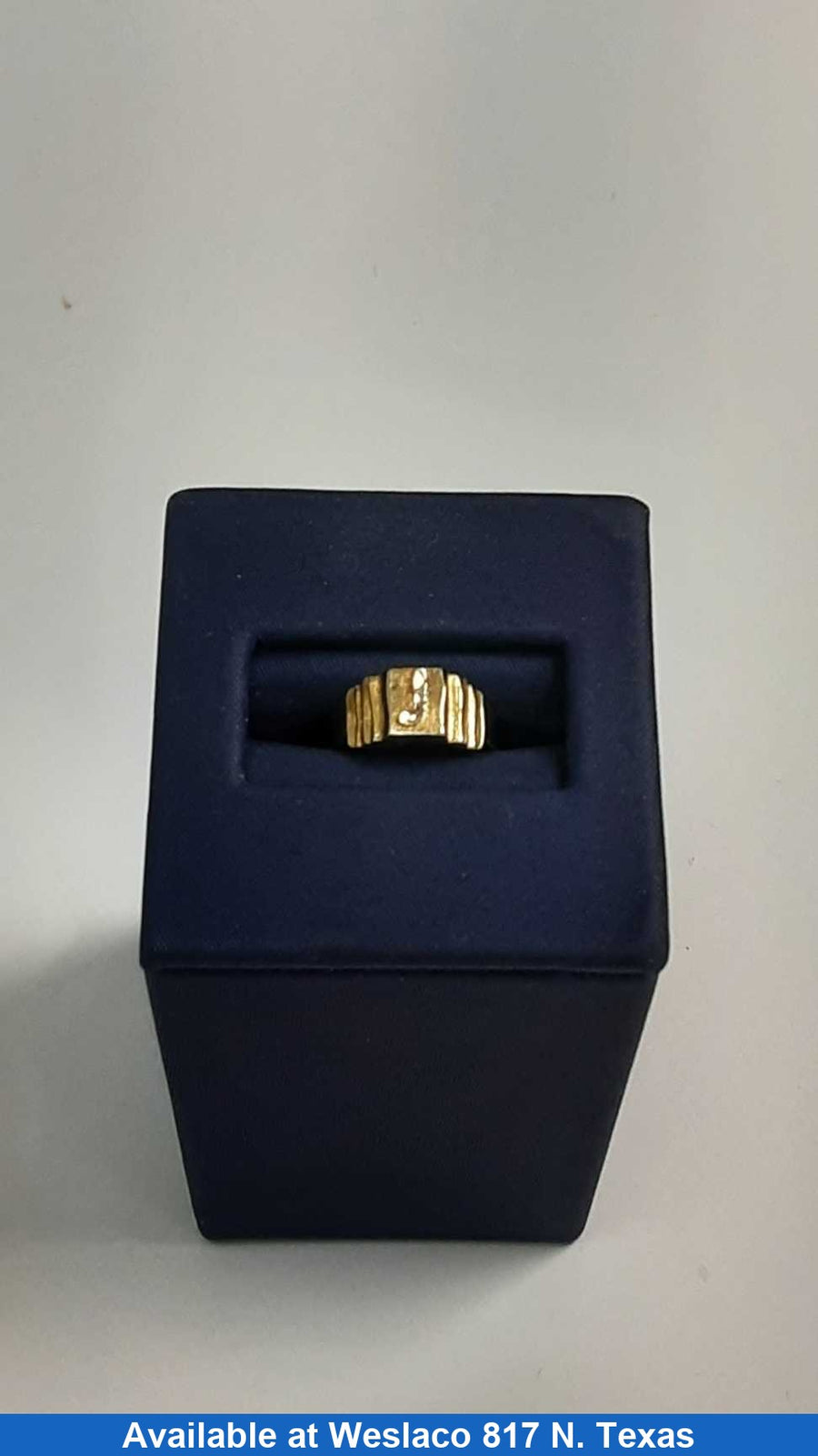 Men's Ring - Yellow Gold 10k (.417) 1.2 grams Size 1.5