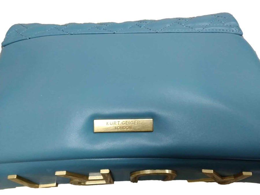 Kurt Geiger Large Kensington Blue Purse / Handbag