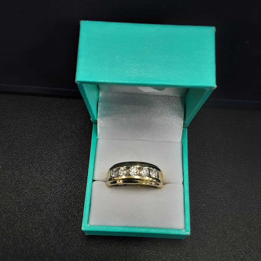 Ring - Wedding Band - Yellow Gold 14k (.585) 8.6 grams Size 10