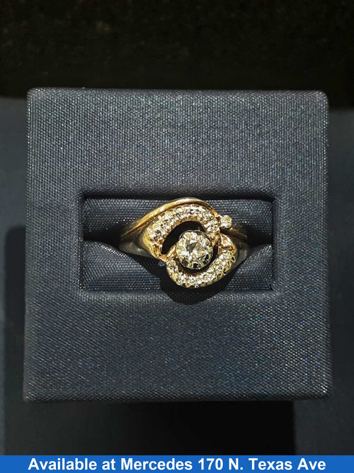 Women's Ring - Yellow Gold 14k (.585) 5.1 grams Size 7