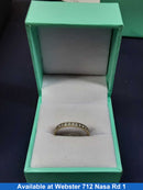 Ring - Wedding Band - White Gold 14k (.585) 1.9 grams Size 6