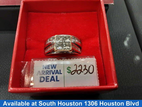 Women's Ring - White Gold 14k (.585) 9.6 grams Size 8