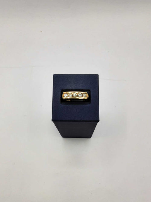 Ring - Wedding Band - Yellow Gold 14k (.585) 8.3 grams Size 8
