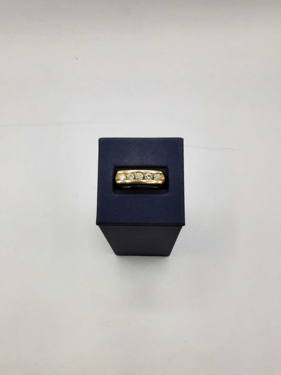 Ring - Wedding Band - Yellow Gold 14k (.585) 8.3 grams Size 8