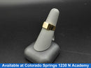 Men's Ring - Yellow Gold 18k (.750) 6.6 grams Size 6.5