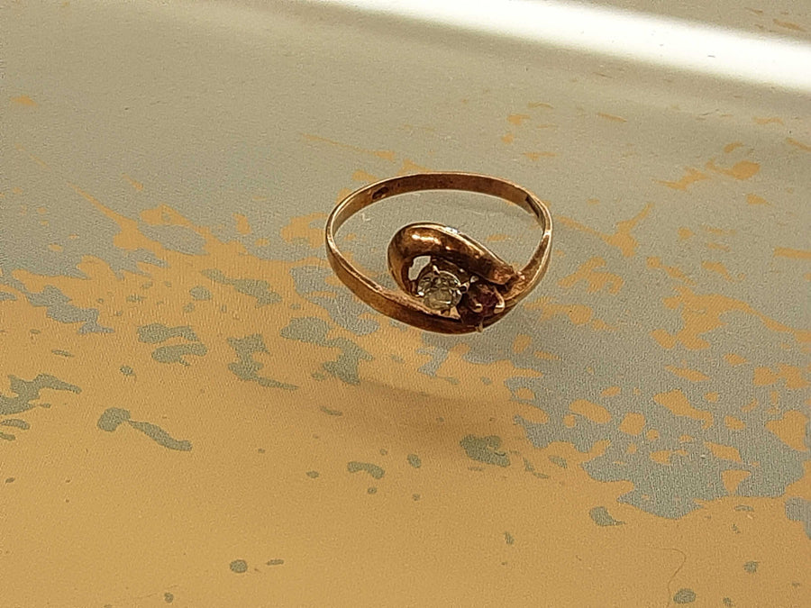 Women's Ring - Rose Gold 10k (.417) 1.6 grams Size 9