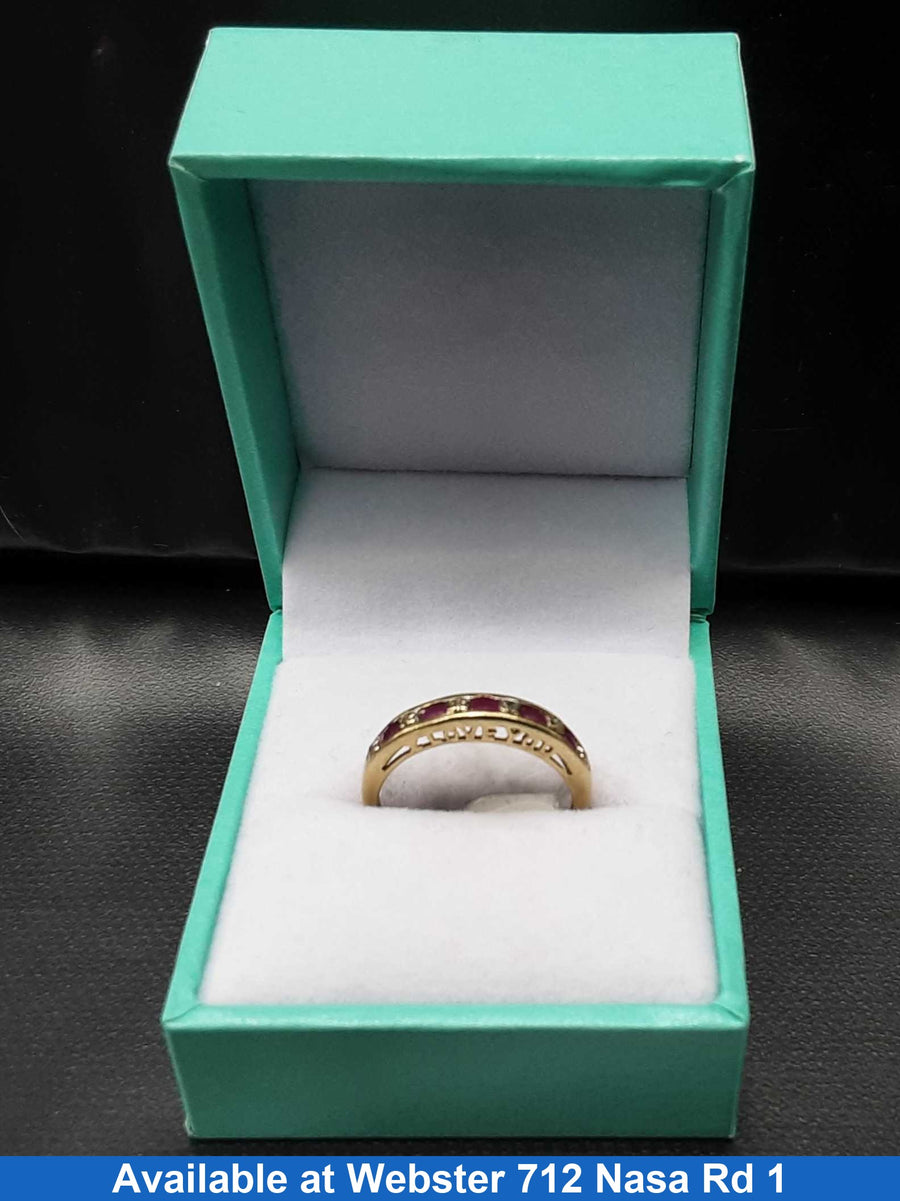 Women's Ring - Yellow Gold 10k (.417) 1.8 grams Size 6.5