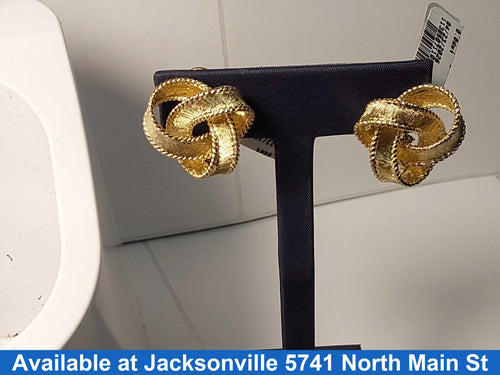 Jacket Earrings - Yellow Gold 18k (.750) 12.7 grams