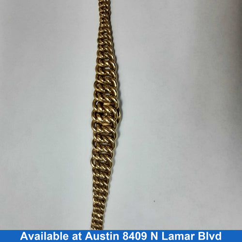 Bracelet - Yellow Gold 10k (.417) 13.4 grams 8 inch