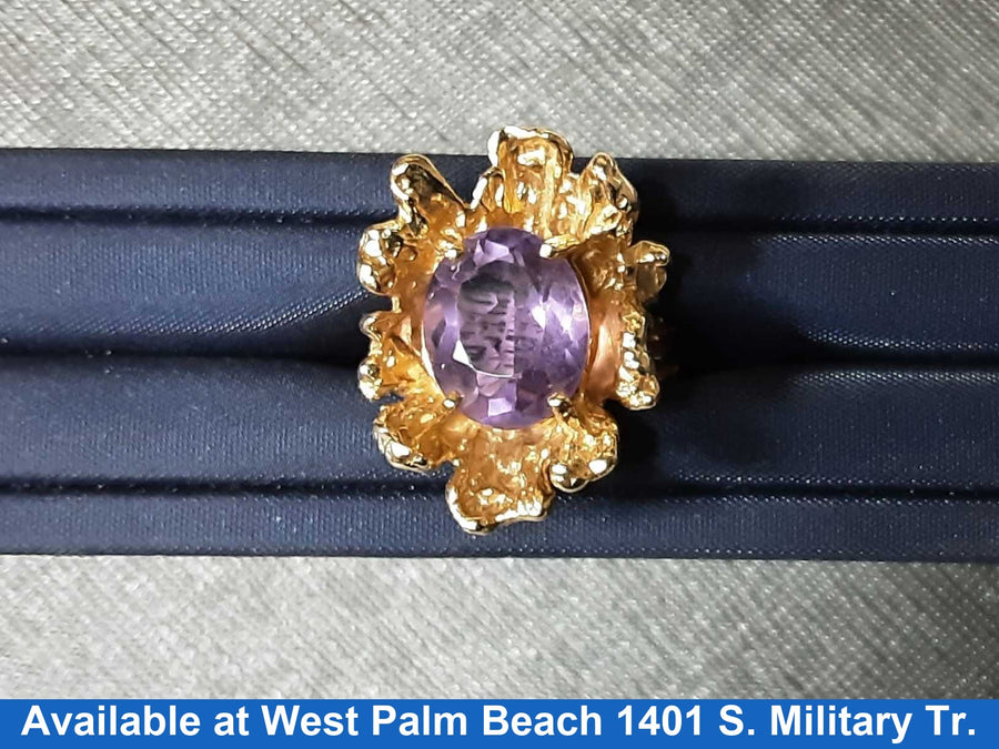 Women's Ring - Yellow Gold 14k (.585) 10.1 grams Size 6
