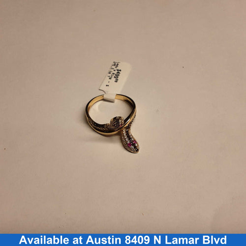 Women's Ring - Yellow Gold 14k (.585) 3.1 grams Size 9