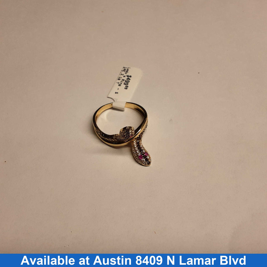 Women's Ring - Yellow Gold 14k (.585) 3.1 grams Size 9