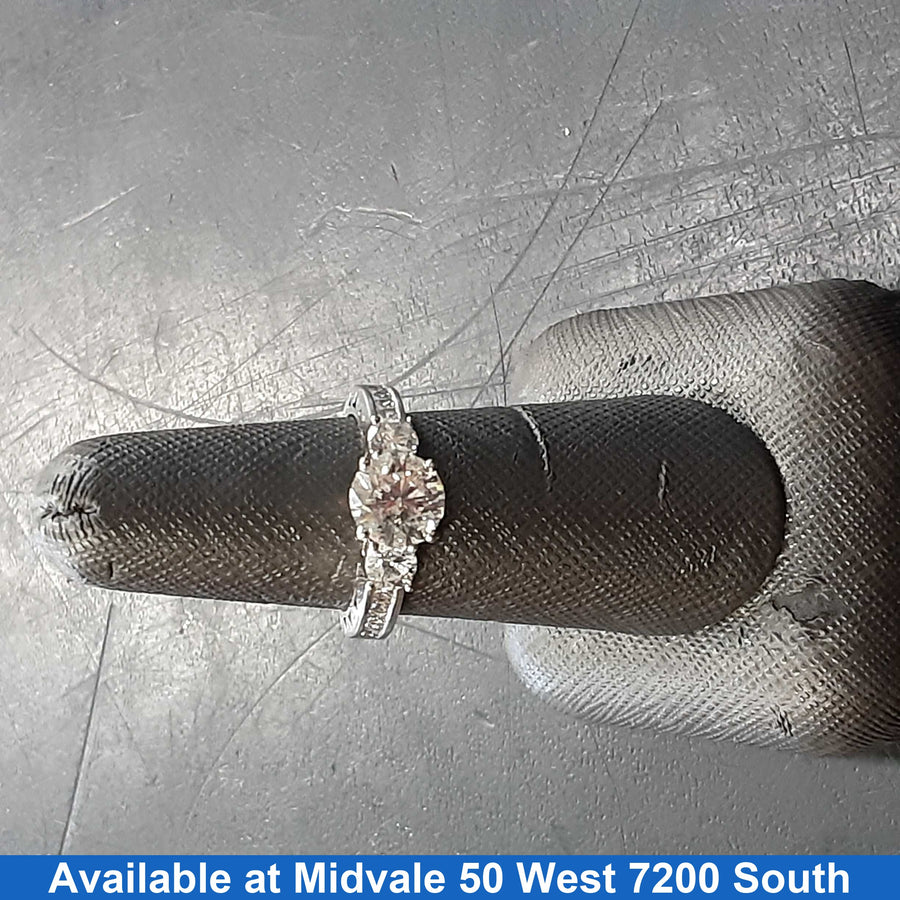 Ring - Engagement Set - White Gold 14k (.585) 6.2 grams Size 20
