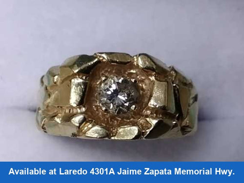 Men's Ring - Yellow Gold 14k (.585) 7 grams Size 9