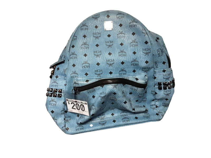Mcm Mmksve38le001 Blue Backpack / Briefcase / Bag