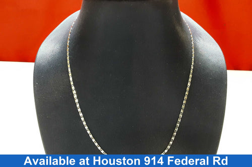 Gucci Chain - White Gold 10k (.417) 1.4 grams 18 inch