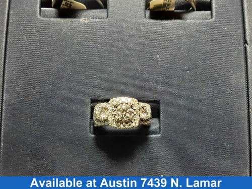 Women's Ring - White Gold 10k (.417) 5 grams Size 7