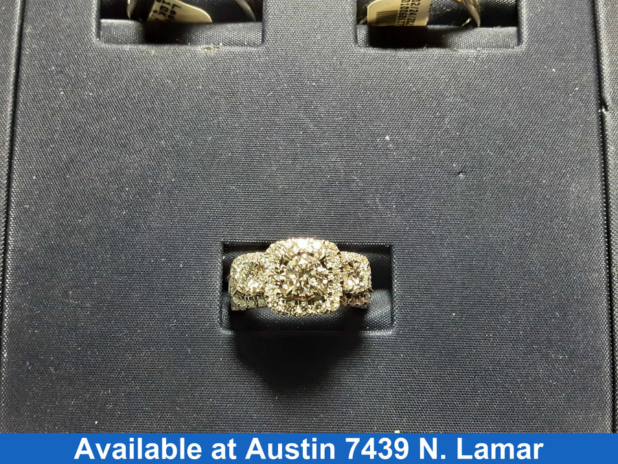 Women's Ring - White Gold 10k (.417) 5 grams Size 7
