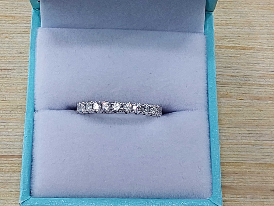 Women's Ring - Anniversary - White Gold 14k (.585) 2.9 grams Size 6