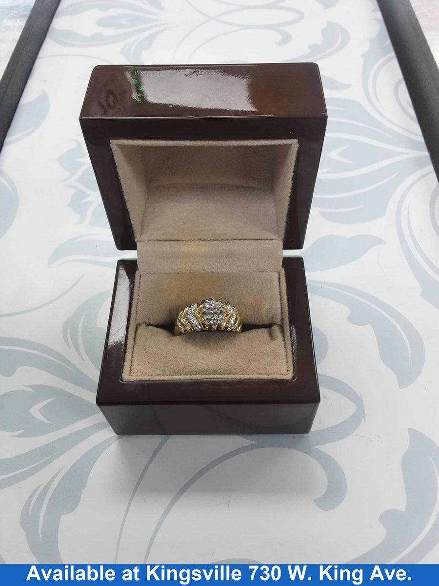 Women's Ring - Yellow Gold 10k (.417) 2.2 grams Size 8
