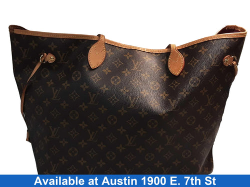 Louis Vuitton Neverfull Mm Brown Purse / Handbag