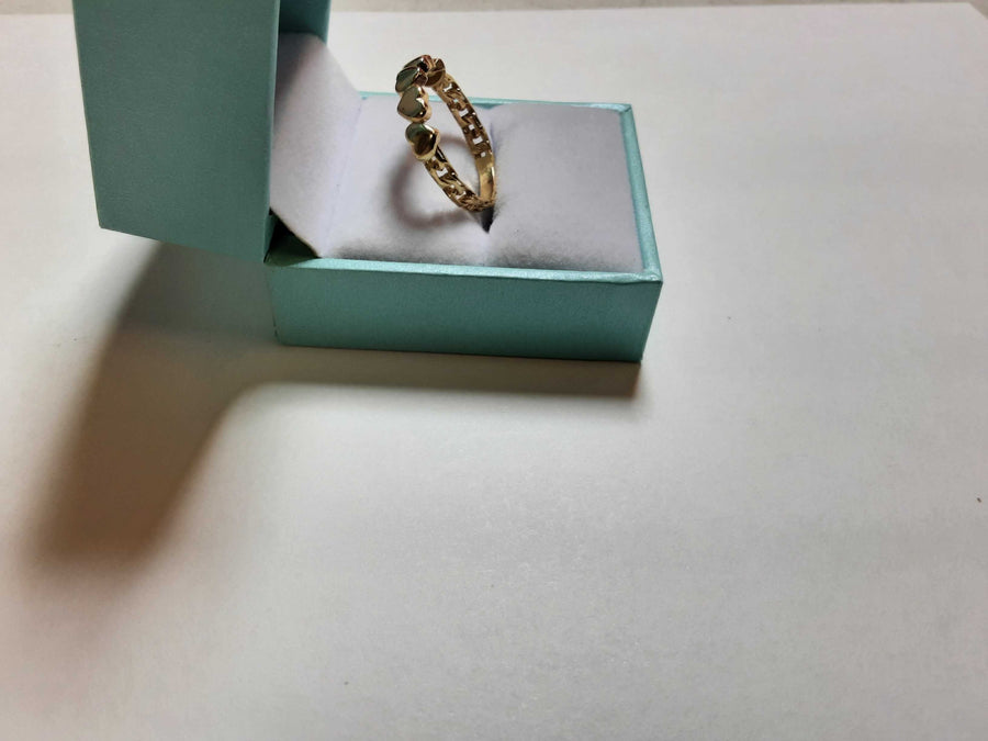 Women's Ring - Yellow Gold 10k (.417) 1.9 grams Size 9.5