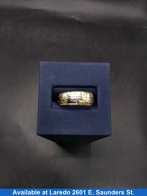 Ring - Wedding Band - Yellow Gold 14k (.585) 4.6 grams Size 7