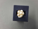 Women's Ring - Yellow Gold 14k (.585) 6.8 grams Size 7.5