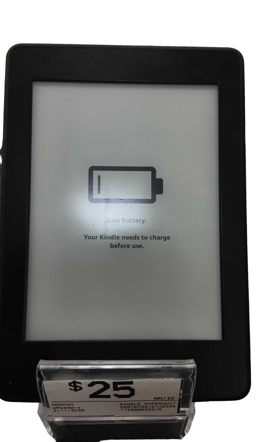 Amazon Kindle Paperwhite 10th Generations 2 - 4 Gb Black eReader
