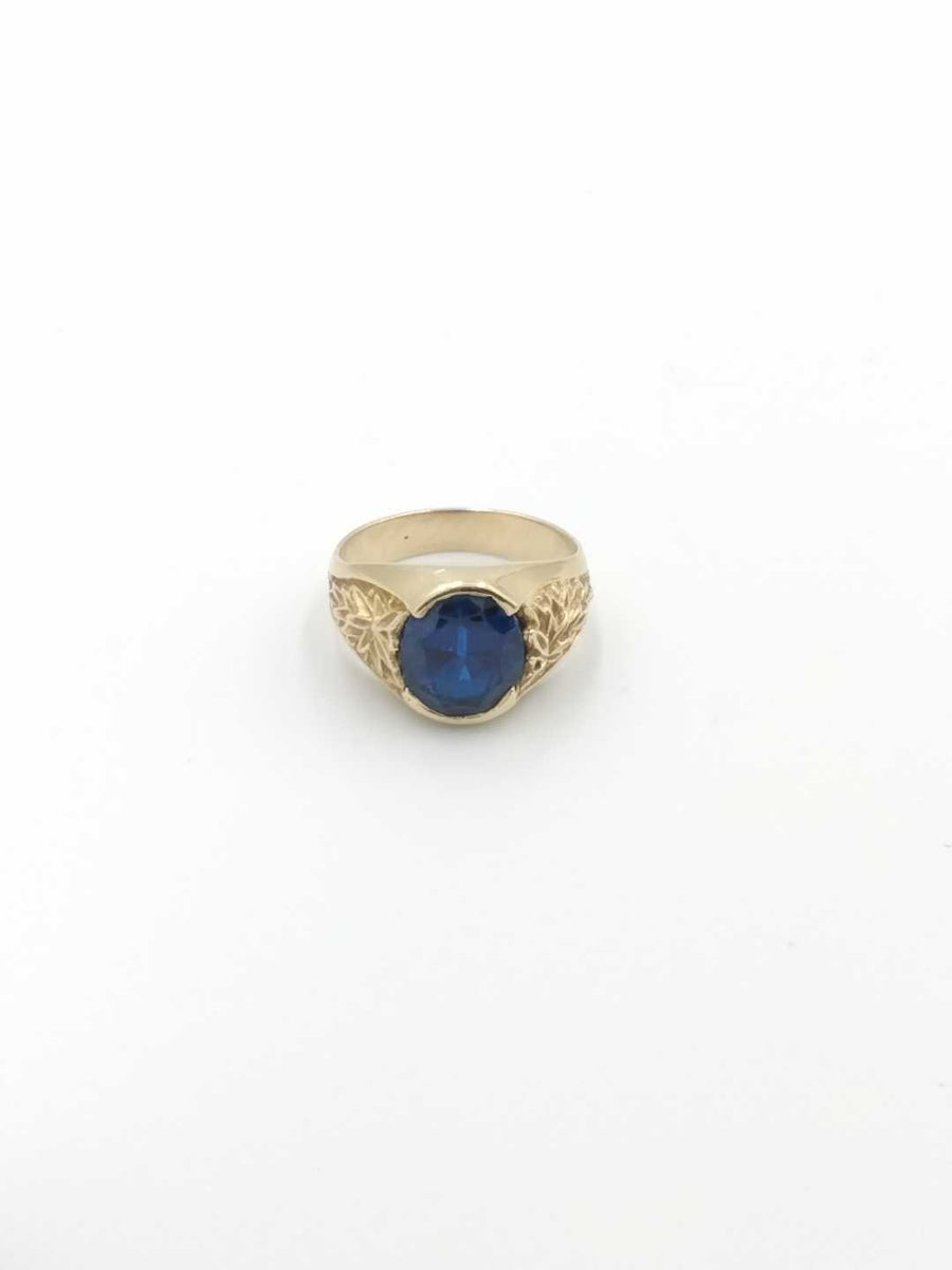 Men's Ring - Yellow Gold 14k (.585) 7.3 grams Size 9.5