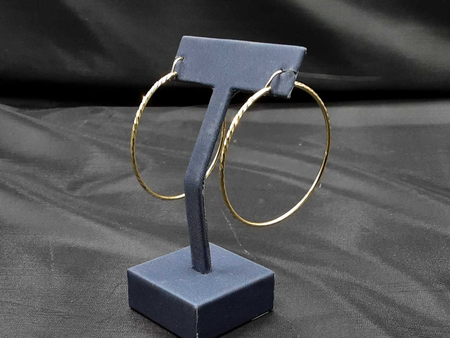 Bangle Earrings - Yellow Gold 14k (.585) 4.1 grams