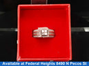 Ring - Wedding Set - White Gold 14k (.585) 6.21 grams Size 7.5