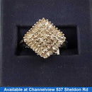 Women's Ring - White Gold 10k (.417) 5.3 grams Size 10