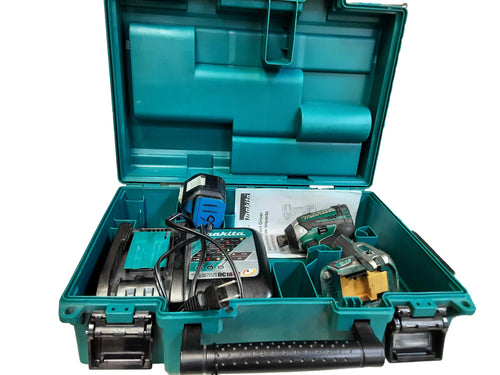 Makita Xdt14t Blue Cordless Impact Drill