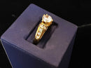 Ring - Engagement Set - Yellow Gold 14k (.585) 5.3 grams Size 7