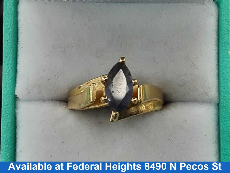 Women's Ring - Yellow Gold 10k (.417) 3.34 grams Size 7