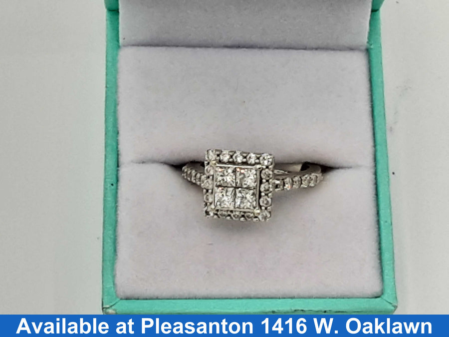 Women's Ring - White Gold 14k (.585) 4.9 grams Size 7