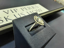 Women's Ring - Solitaire - White Gold 14k (.585) 2.3 grams Size 5.5