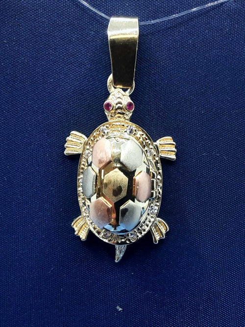 Pendant - Tricolor Gold 10k (.417) 8.3 grams