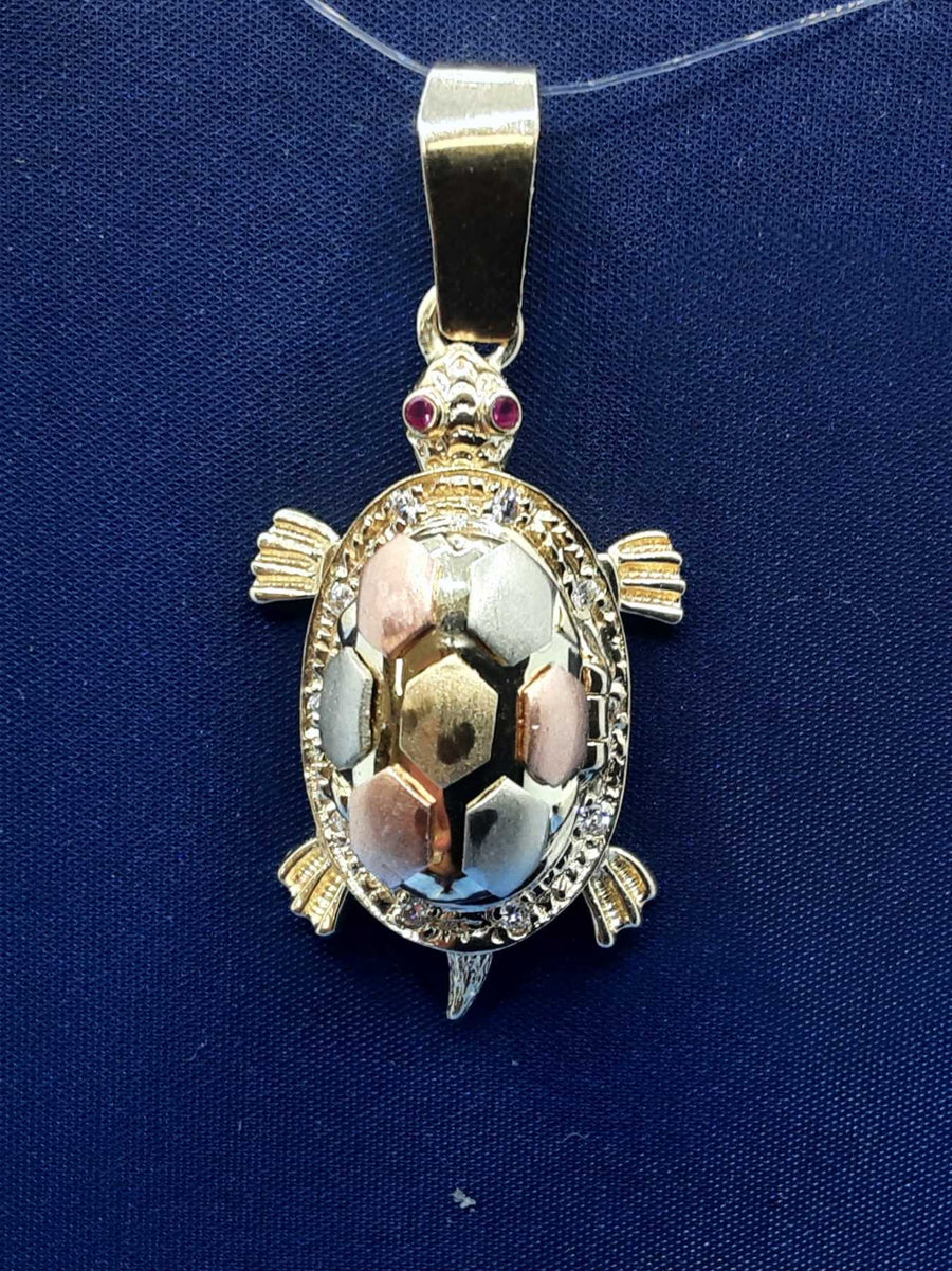 Pendant - Tricolor Gold 10k (.417) 8.3 grams
