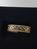 Ring - Wedding Band - Yellow Gold 10k (.417) 1.8 grams Size 7.5