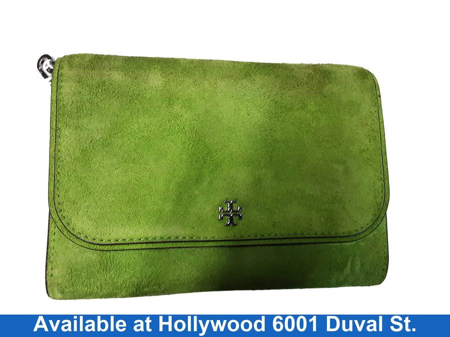 Tory Burch None Seen Green Purse / Handbag