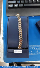 Cuban Link Bracelet - Rose Gold 14k (.585) 75.2 grams 8 inch