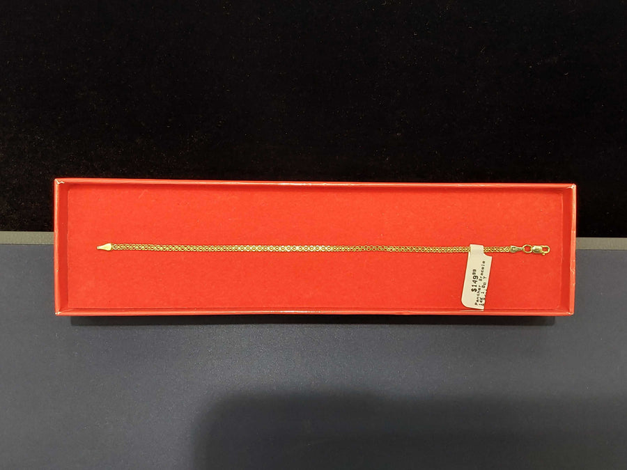 Bracelet - Yellow Gold 14k (.585) 1 grams 7 inch